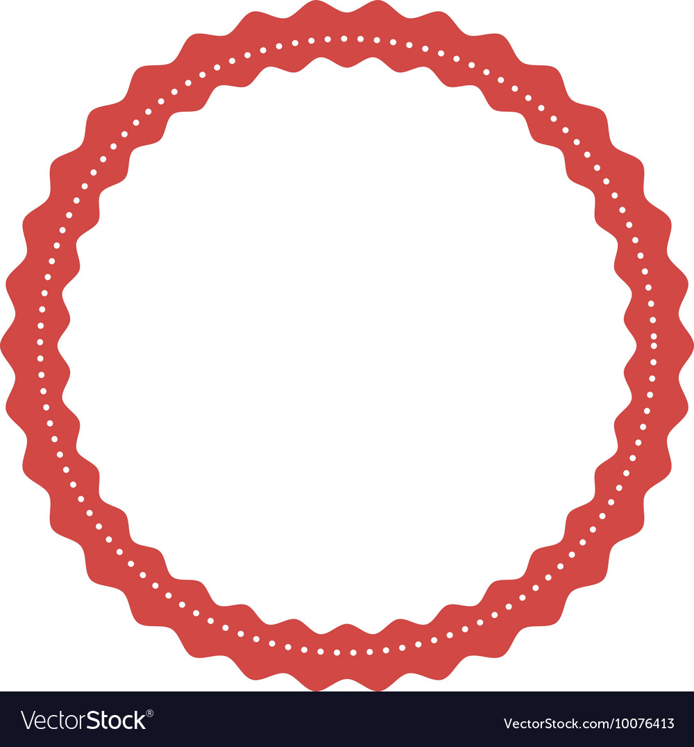 Circle seal frame icon