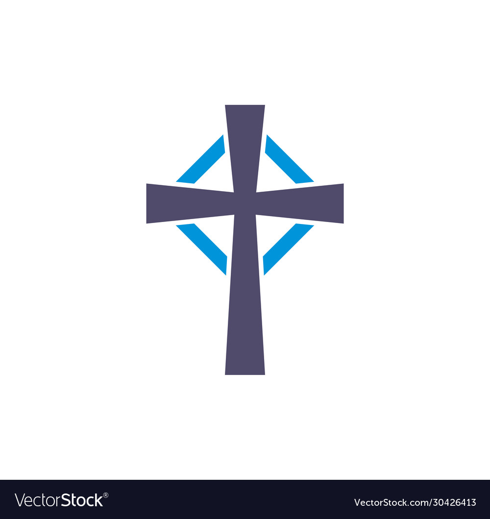 Cross icon on background for graphic and web