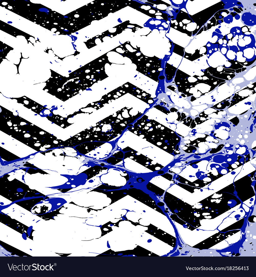 Marble ebru colorful pattern chevron background