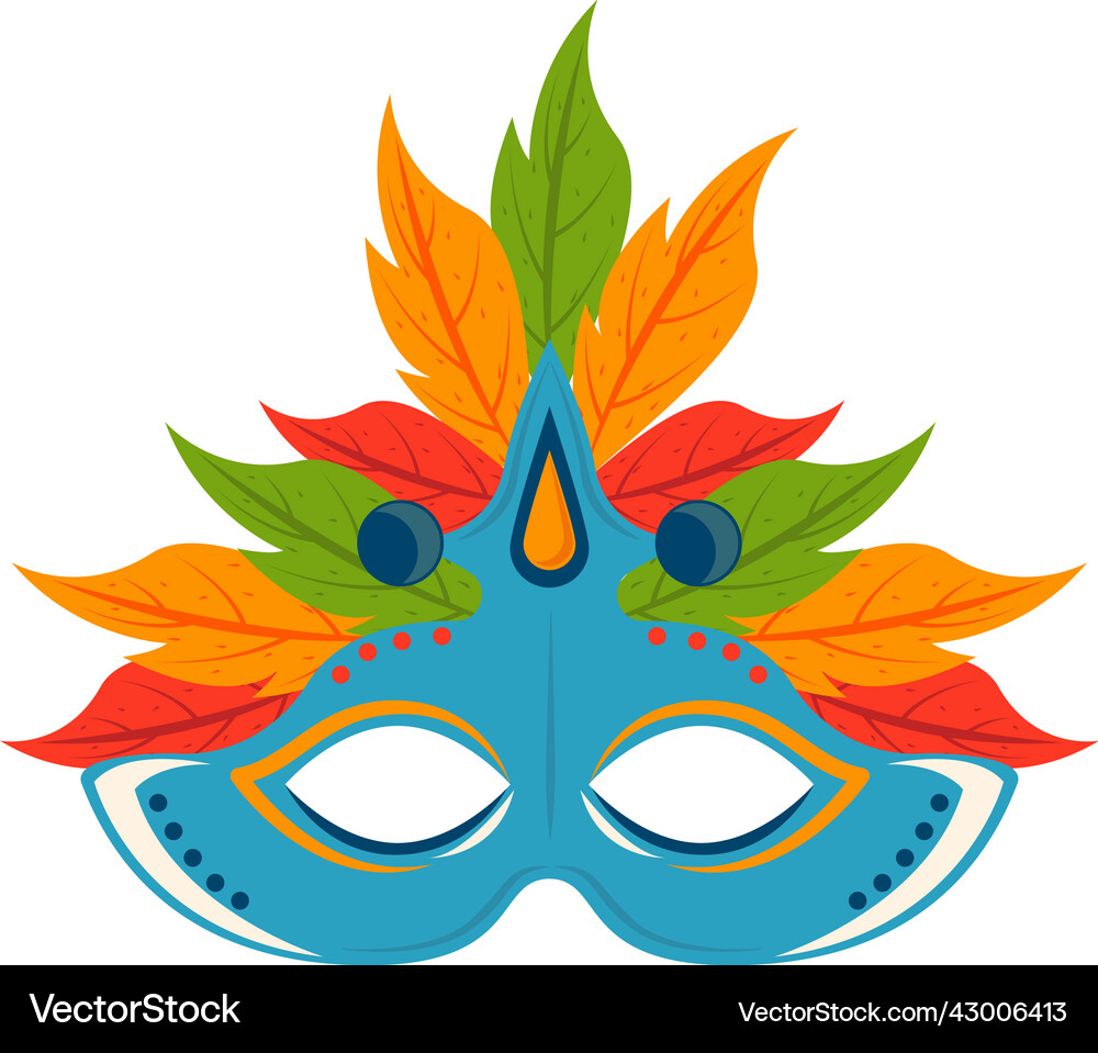 October Mask Vector Mask with feather Royalty Free Vector Image - VectorStock