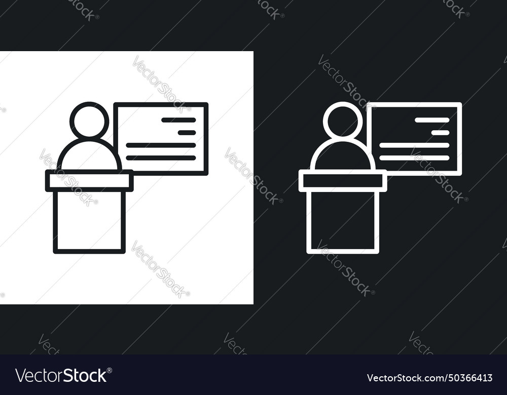 Presentation icon set dashboard
