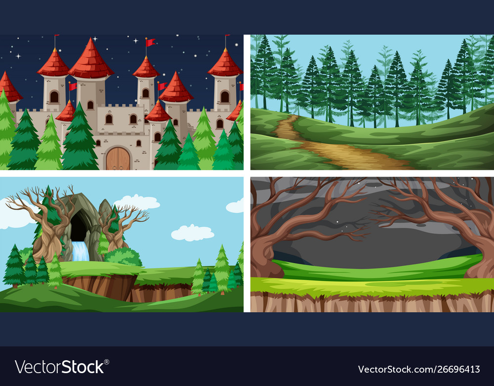 Set scenes in nature setting