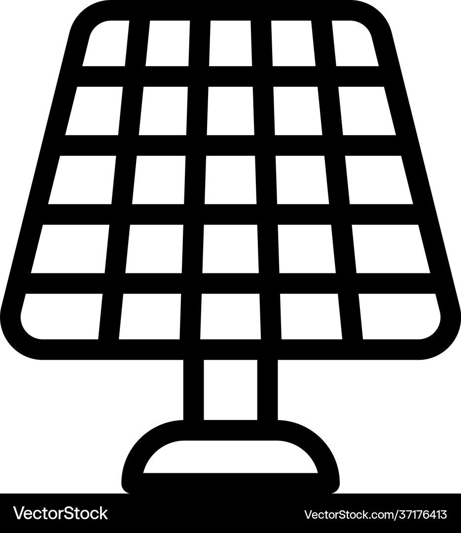 Solar panel Royalty Free Vector Image - VectorStock