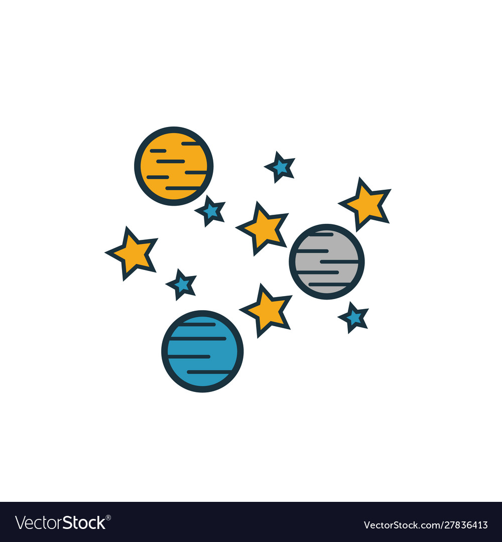 Space icon simple element from icons