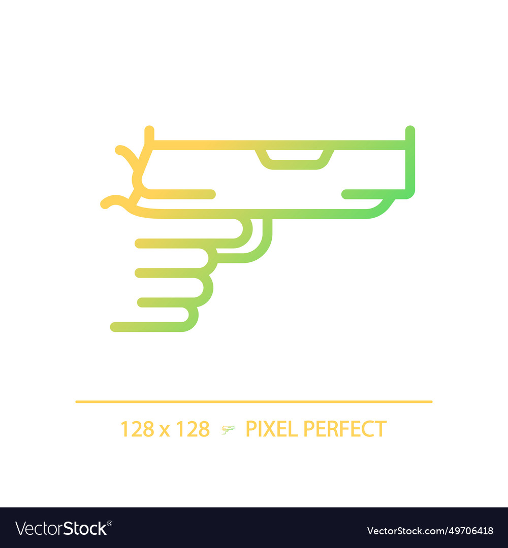2d thin line pixel perfect simple gradient gun