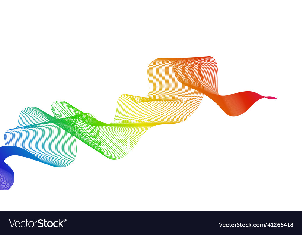 Abstract backdrop with wave gradient lines vector image Abstract backdrop with wave gradient lines