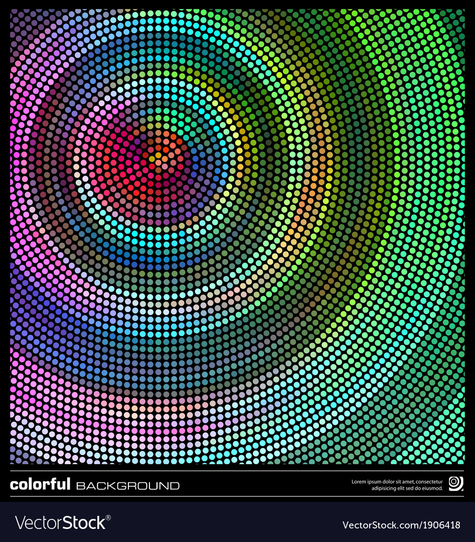 Abstract Colorful Dots Background