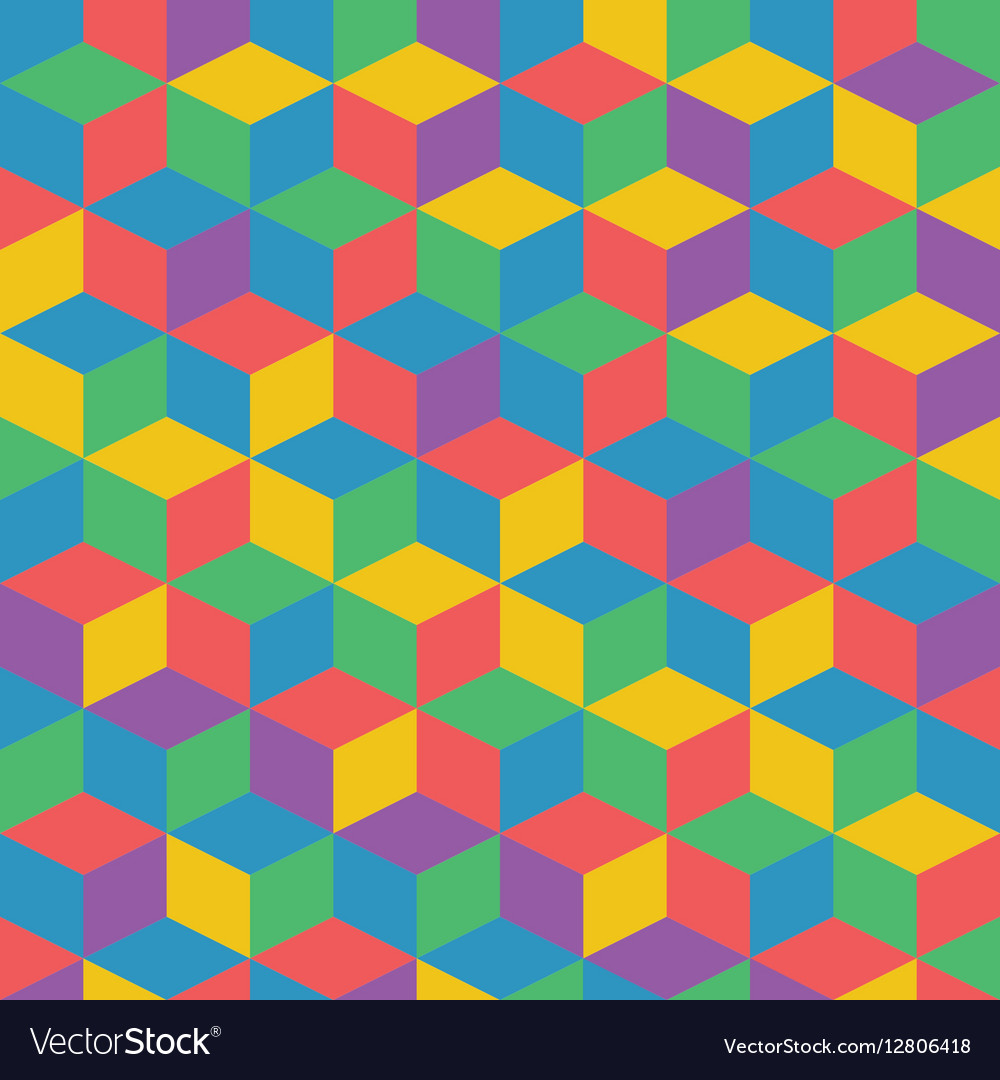 Abstract colorful geometric pattern