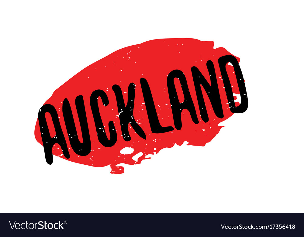 Auckland rubber stamp Royalty Free Vector Image