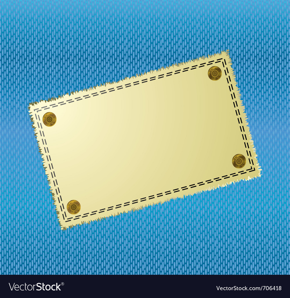 blue jean material background with yellow canvas l