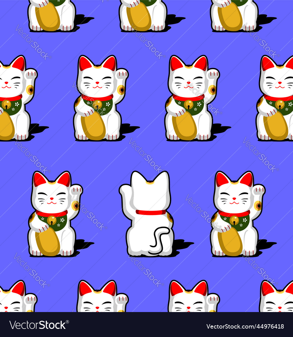 Cats that line up one of the opposites Royalty Free Vector