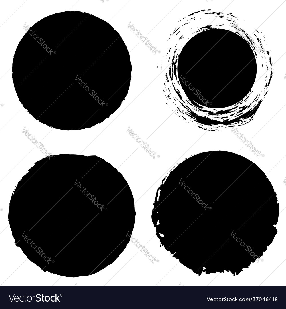 Grungy circle blob blotch Vector Image Grungy circle blob blotch