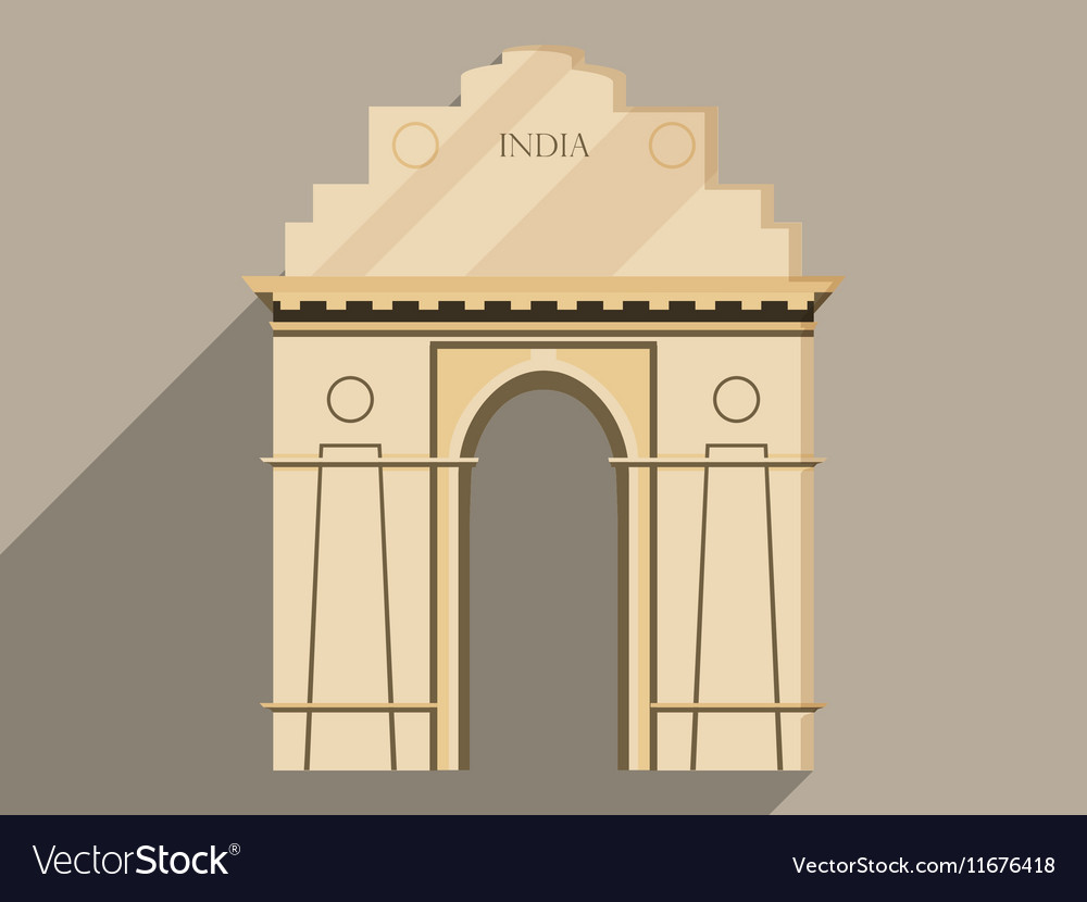 Ворота индии рисунок