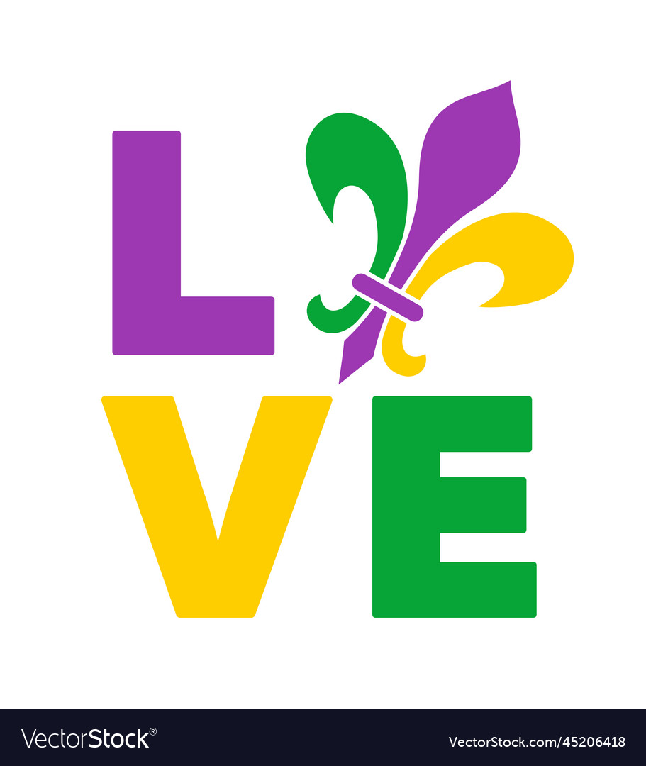 Mardi Gras Fleur-de-Lis Feier