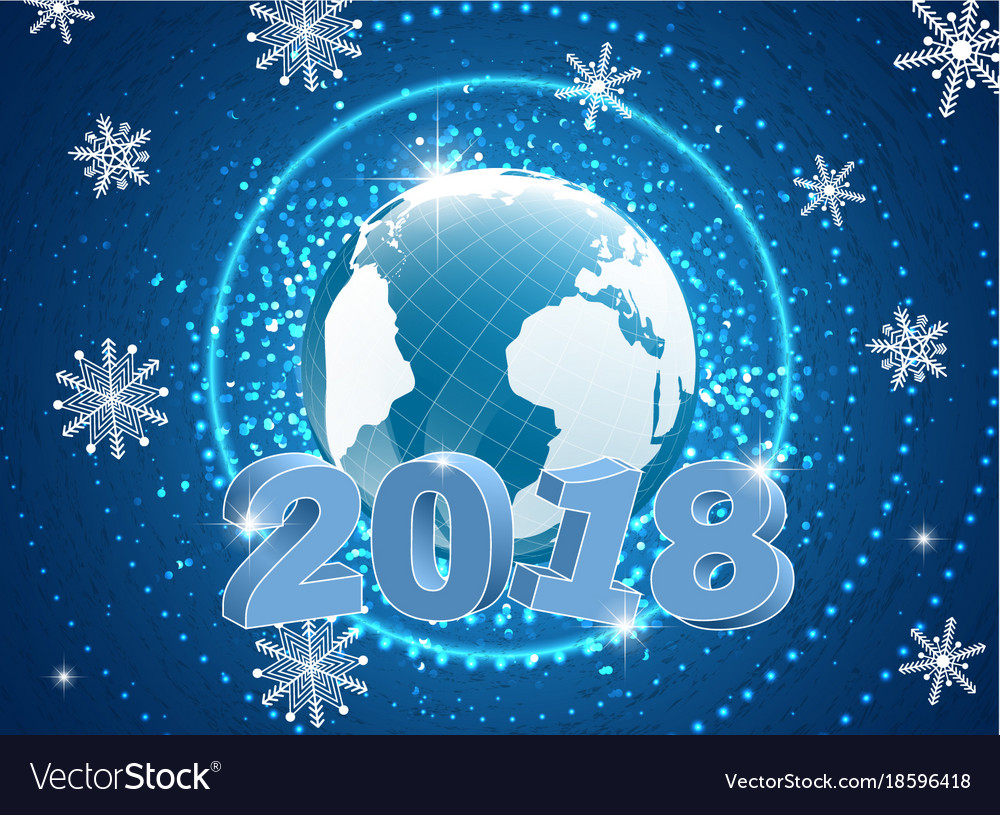 New year greeting abstract background