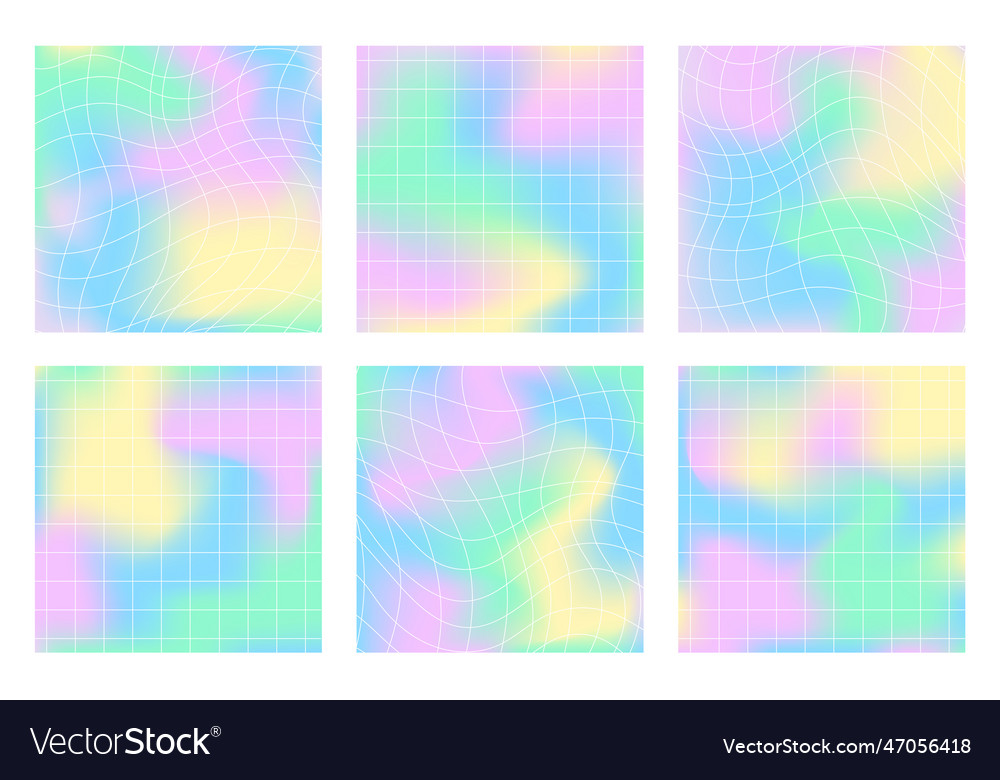 Set of mesh gradient backgrounds Vector Image Set of mesh gradient backgrounds