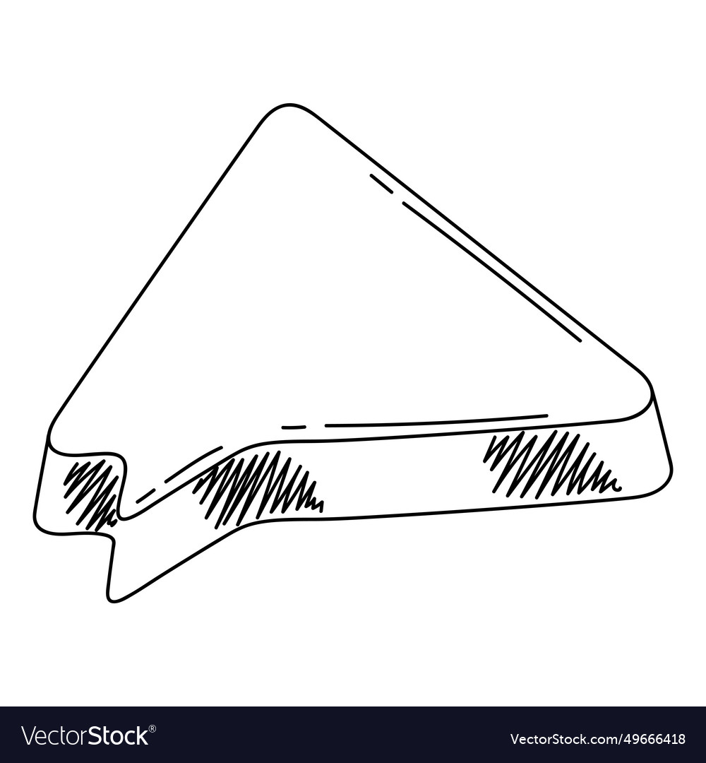 Sketch speech bubble image for design