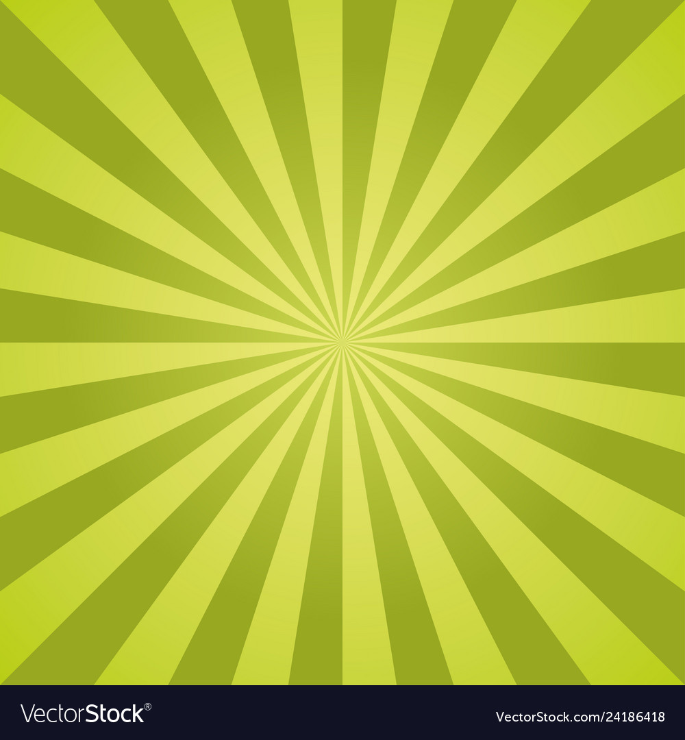 Sunburst pattern with green color palette