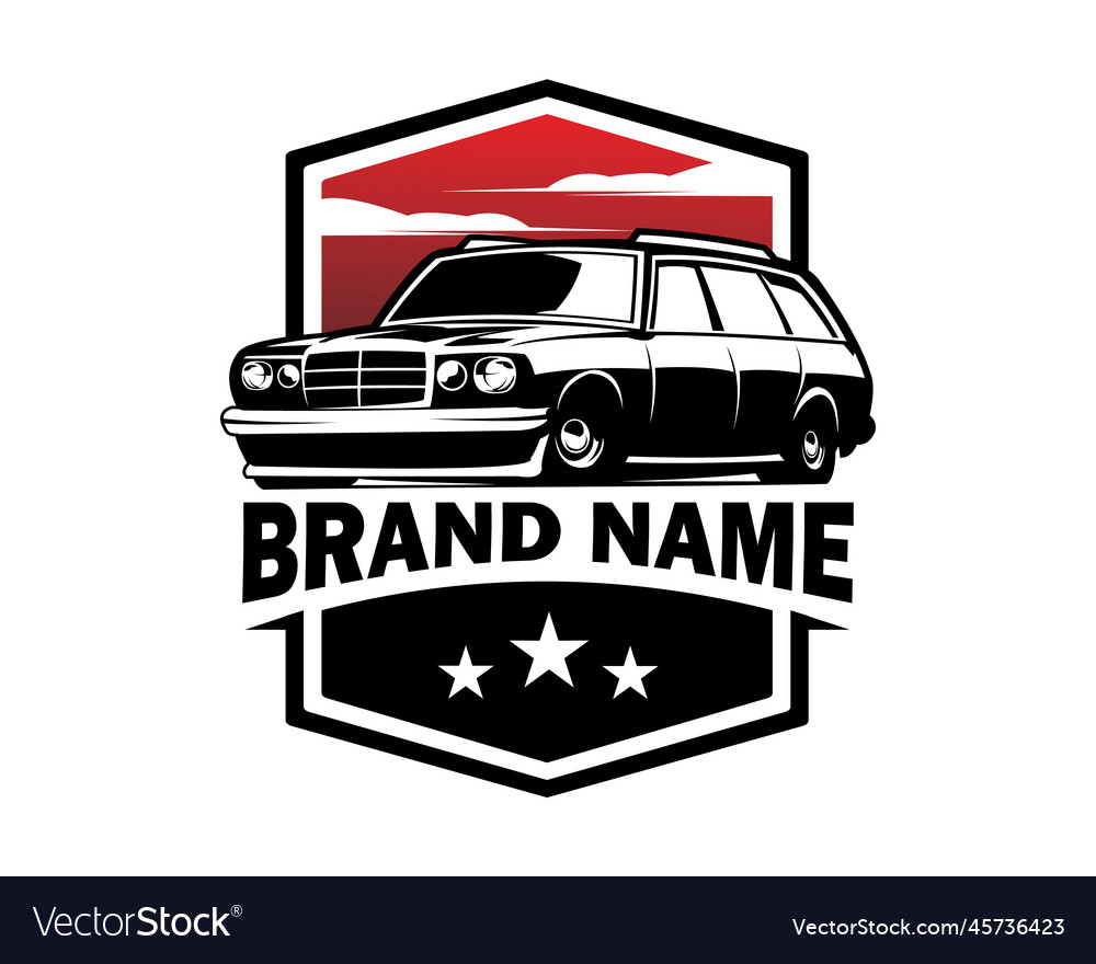 American classic muscle car Royalty Free Vector Image