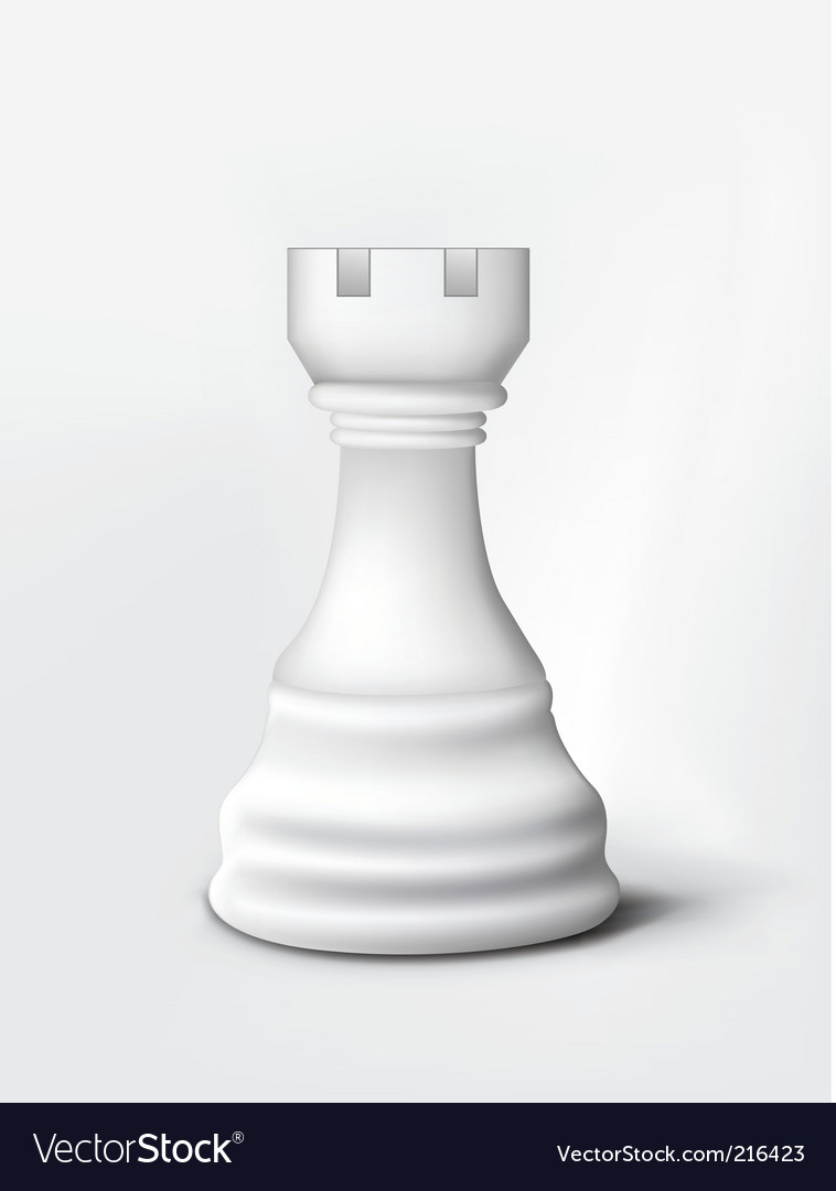 Chess rook Royalty Free Vector Image - VectorStock