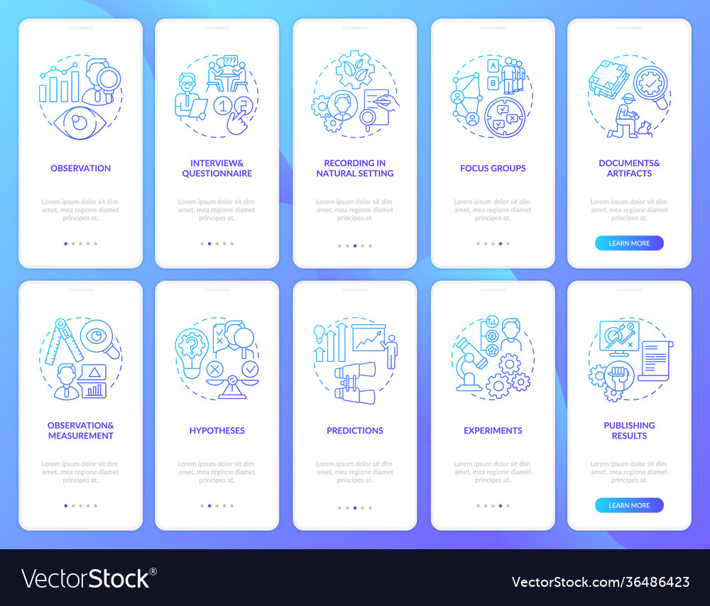 Documents and artifacts onboarding mobile app