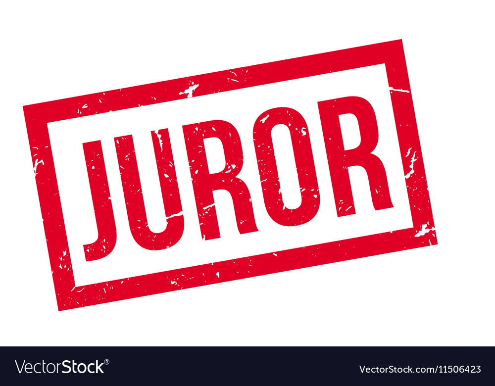 Juror rubber stamp