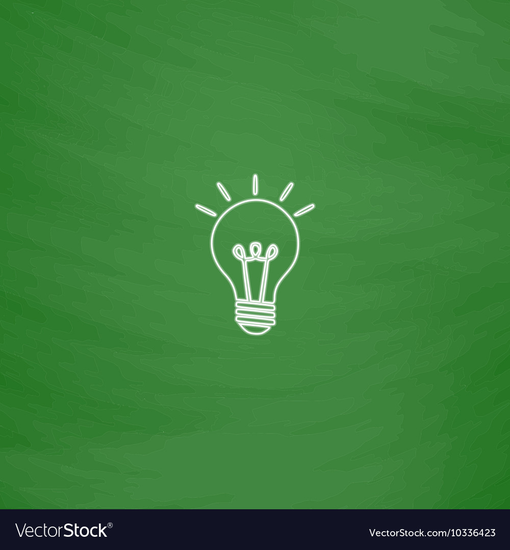 Lamp computer symbol vector image Lamp computer symbol