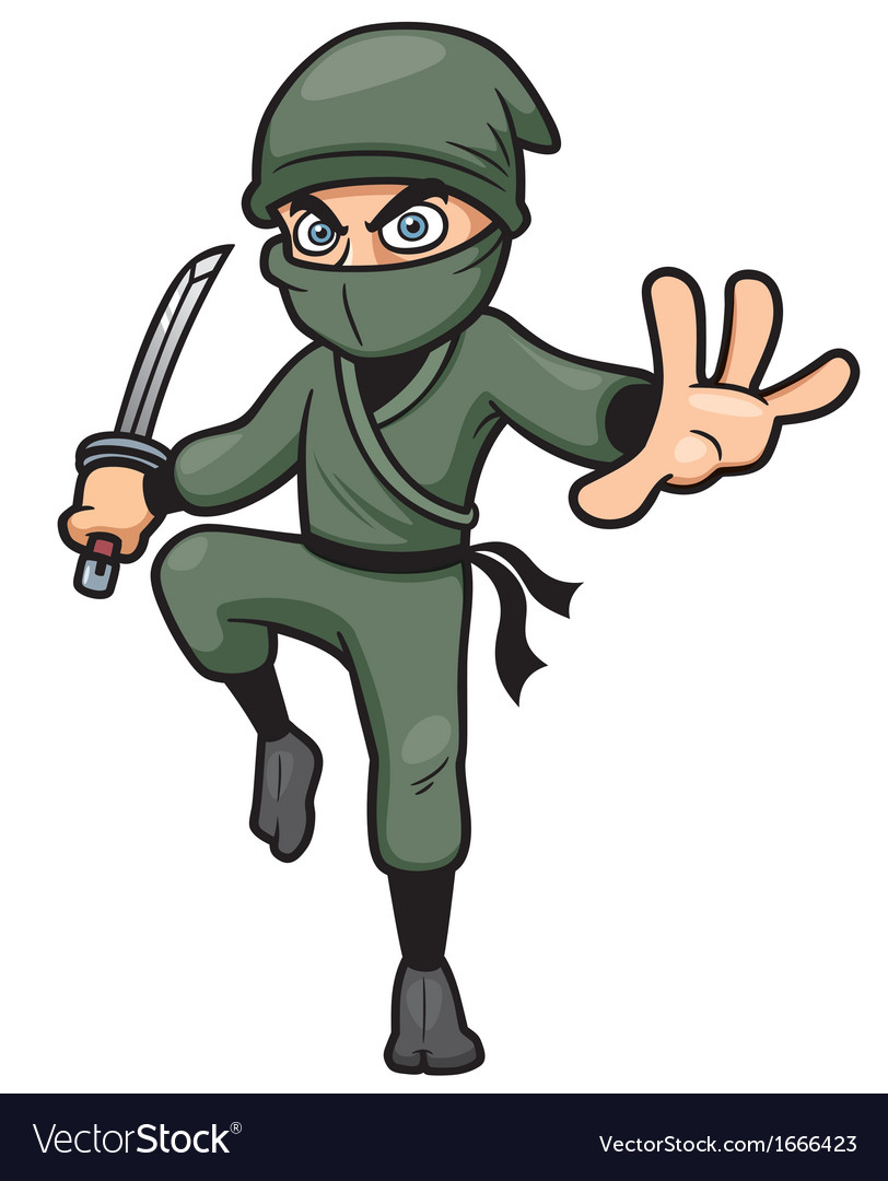 Ninja Royalty Free Vector Image - Vectorstock