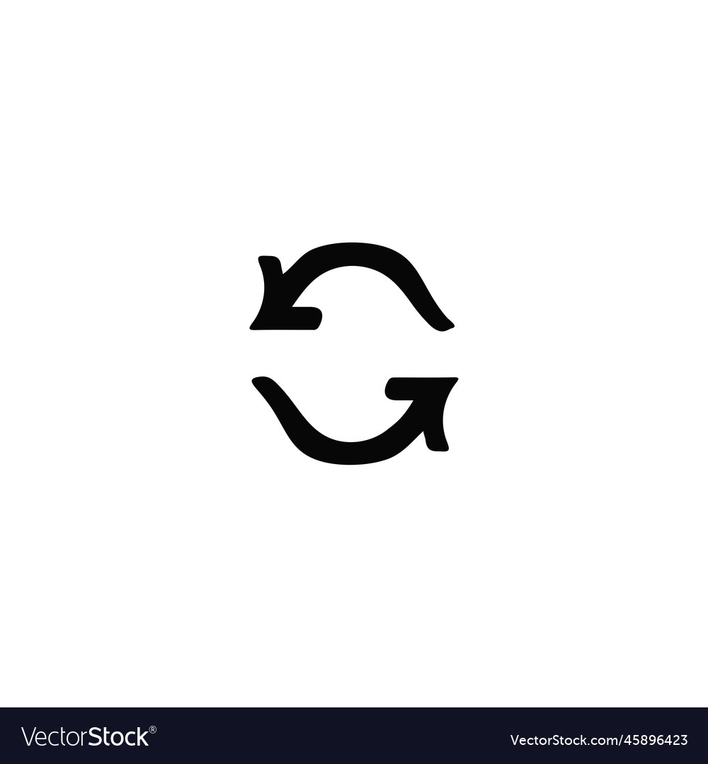 Reload button refresh icon simple vector image Reload button refresh icon simple