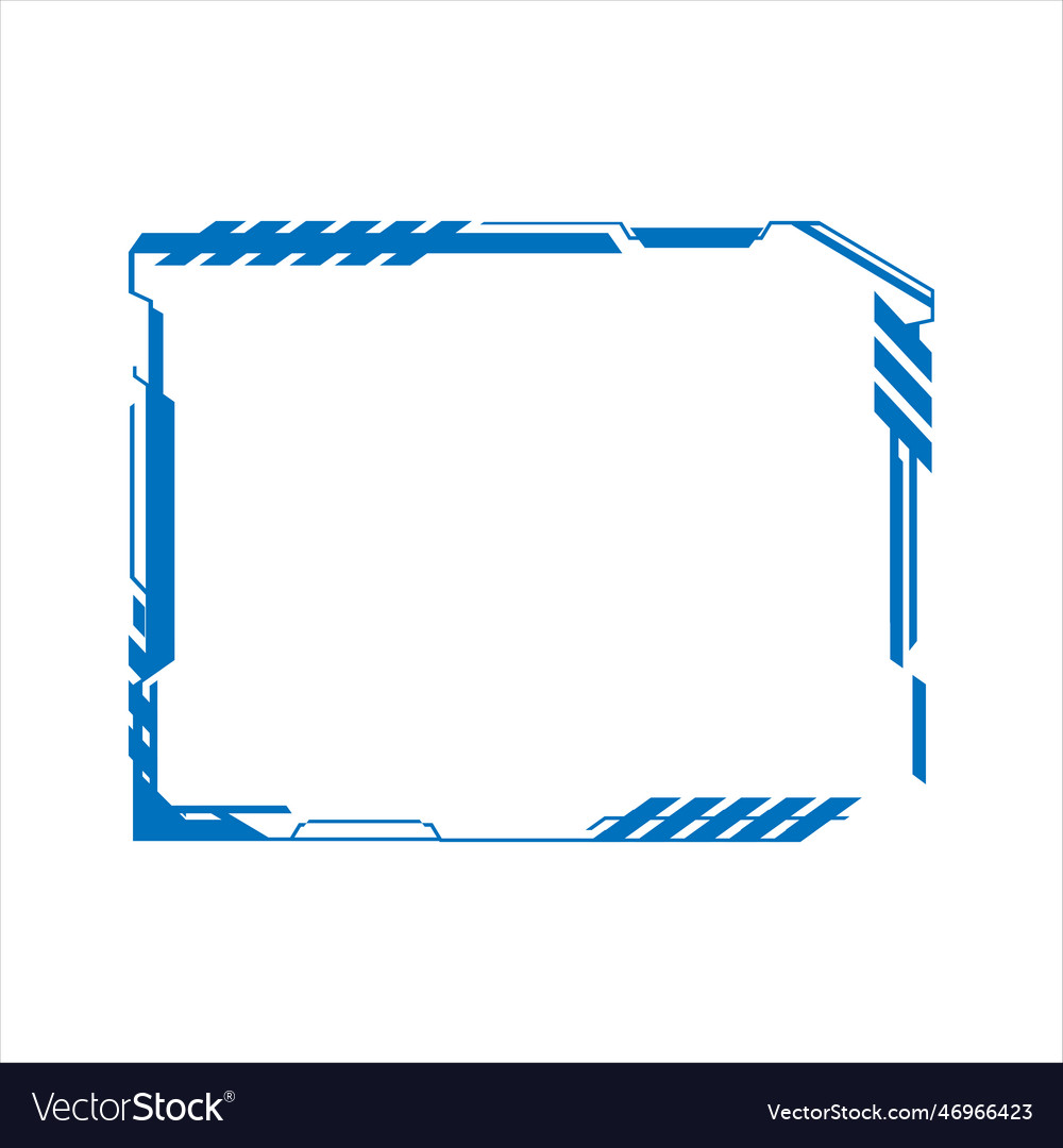 Technology digital frame Royalty Free Vector Image