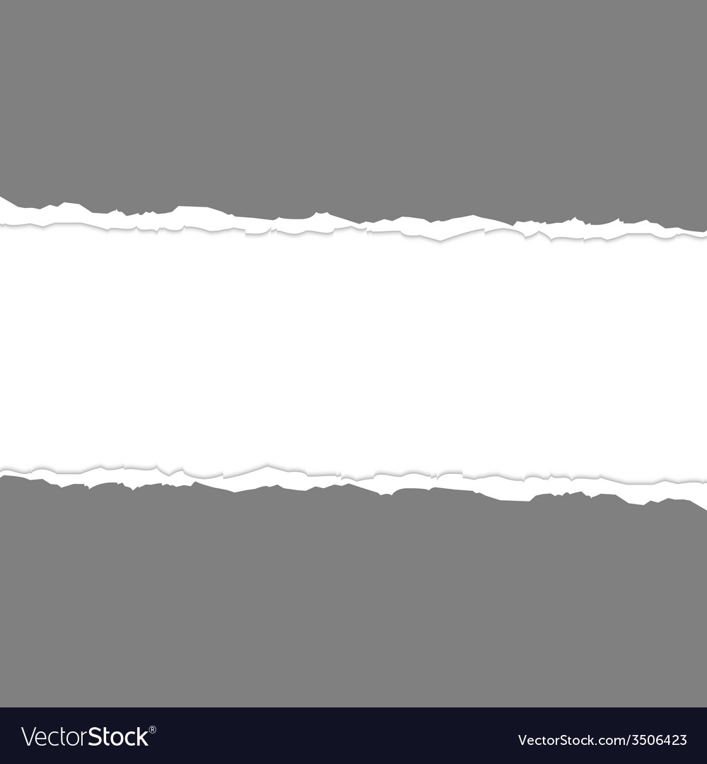 Picture paper torned Royalty Free Vector Image