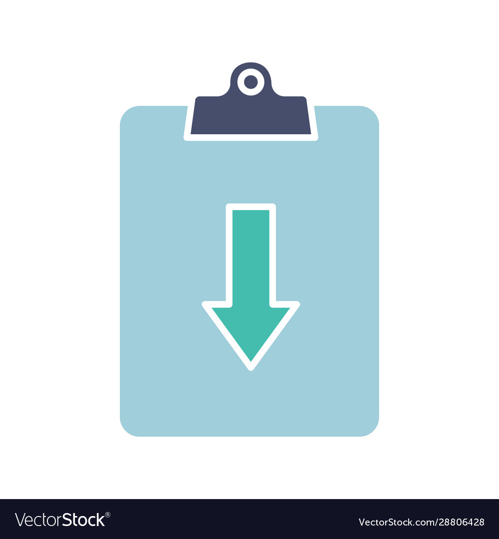 Assignment returned glyph color icon vector image Assignment returned glyph color icon