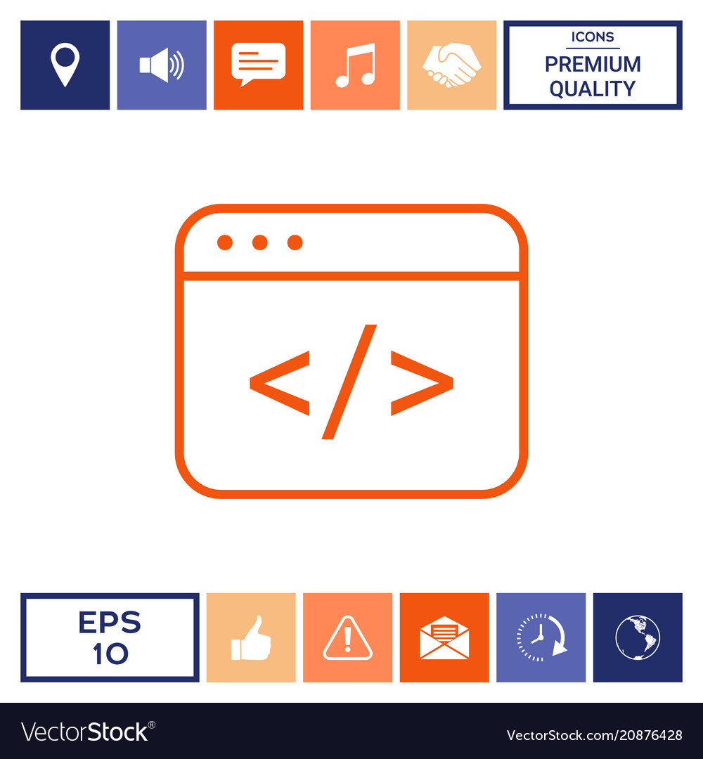 Code editor icon