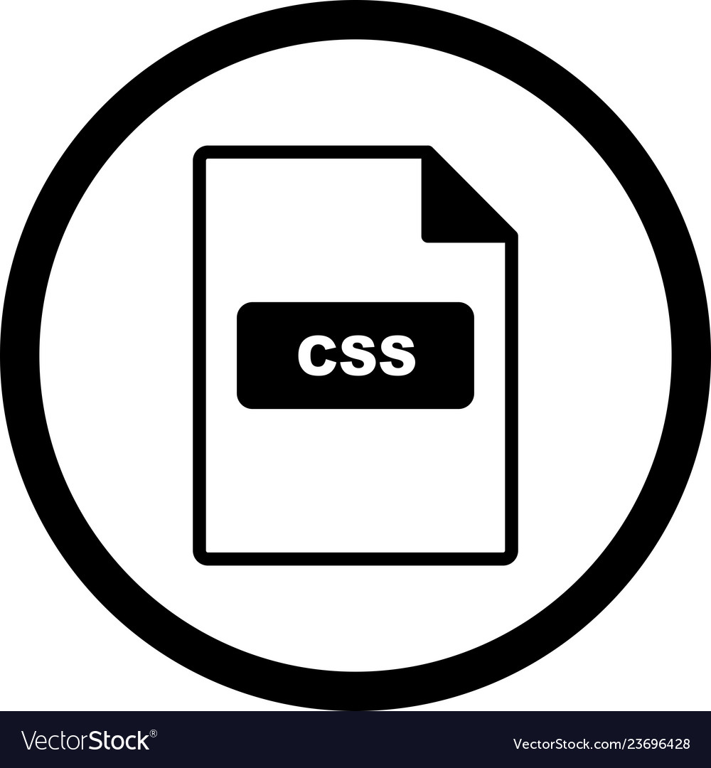 Css icon Royalty Free Vector Image - VectorStock