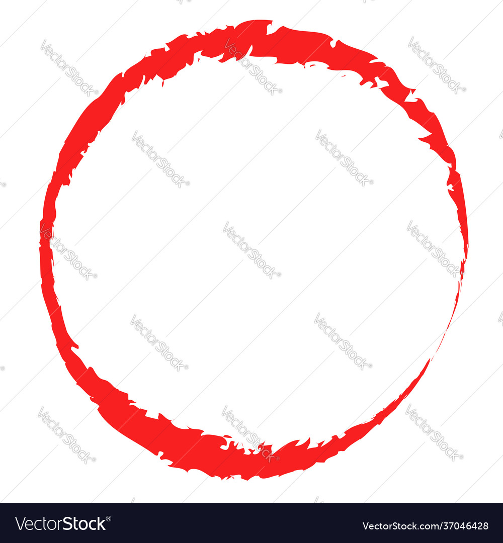Grungy circle blob blotch