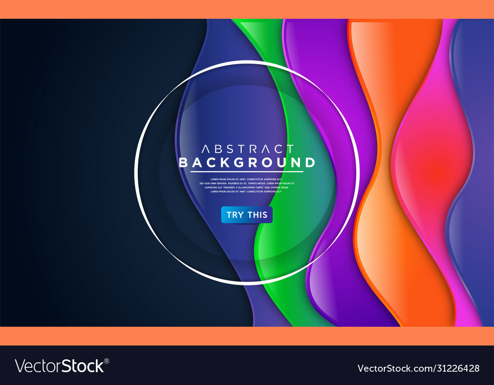 Modern abstract dynamic colorful background design