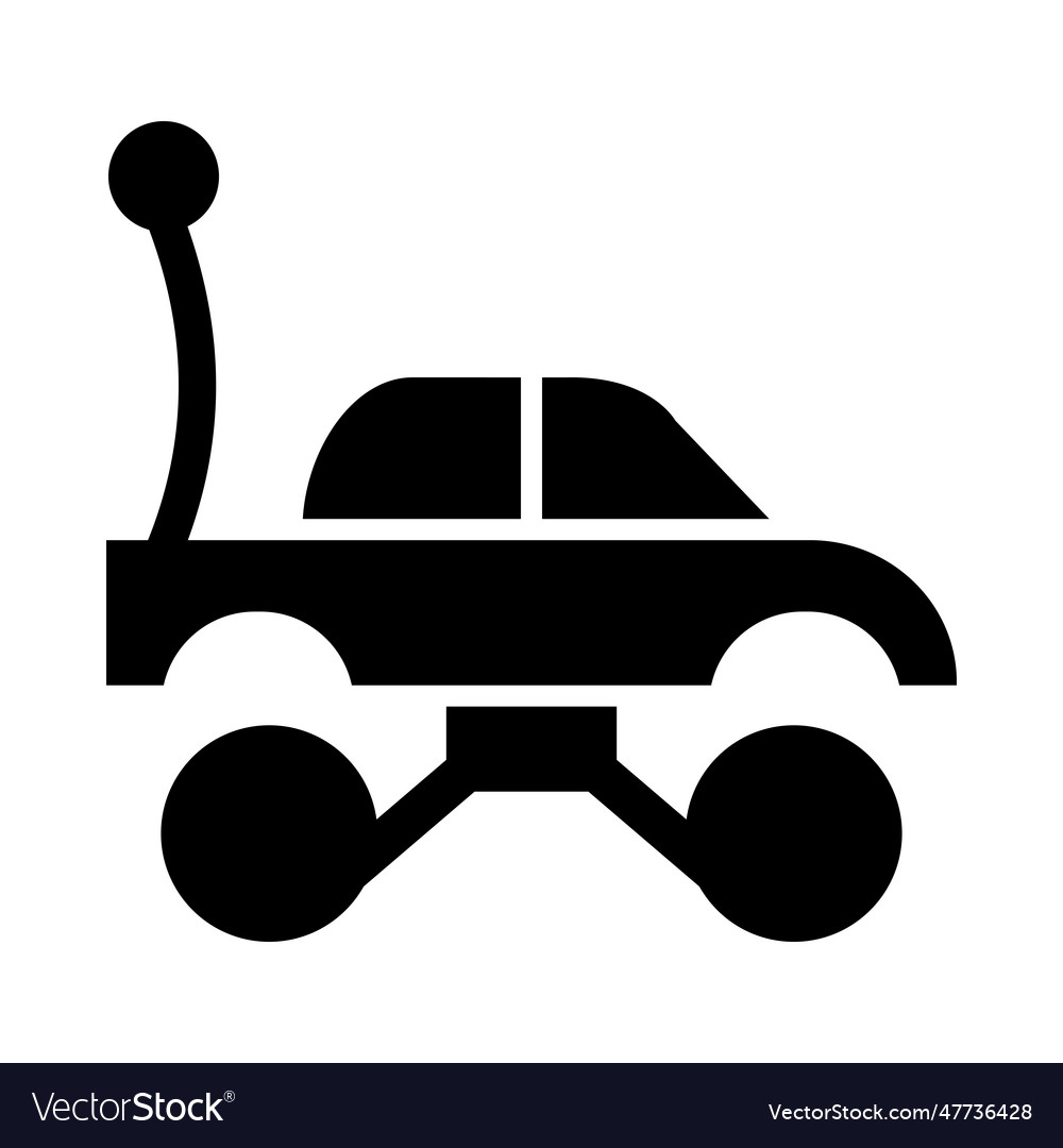 Rc car glyph icon for personal and commercial use