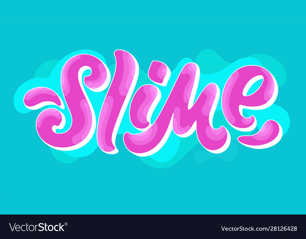 slime-word-royalty-free-vector-image-vectorstock