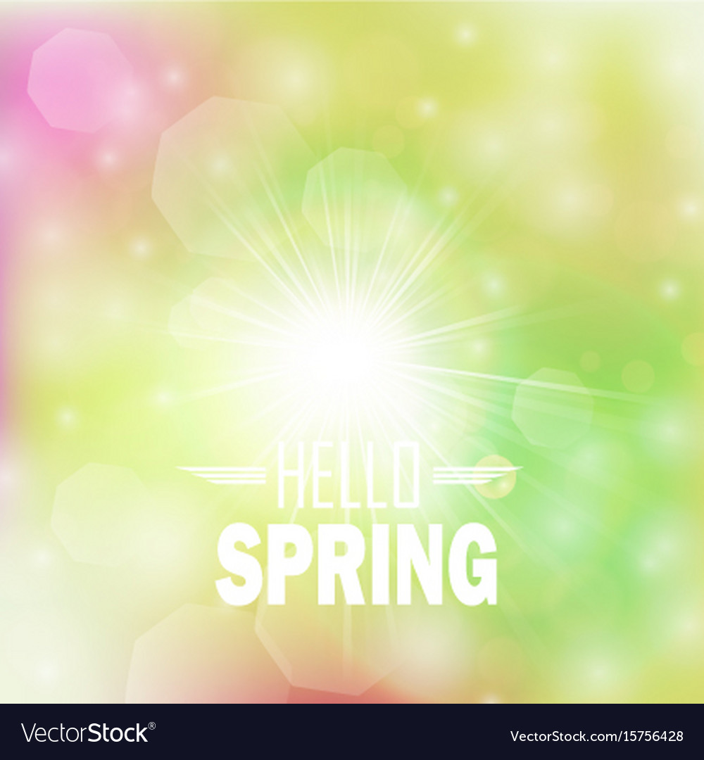 Spring Bokeh Background