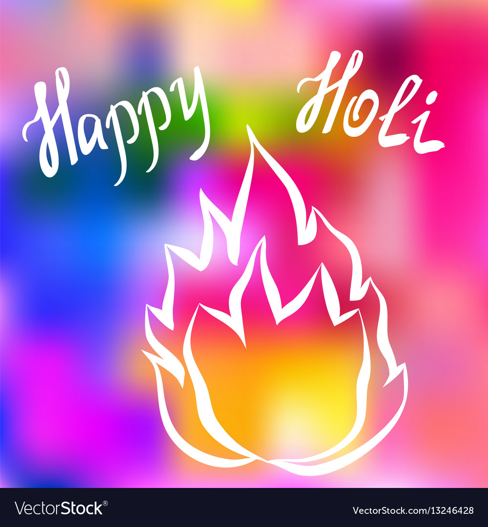 Traditional holi background of india Royalty Free Vector