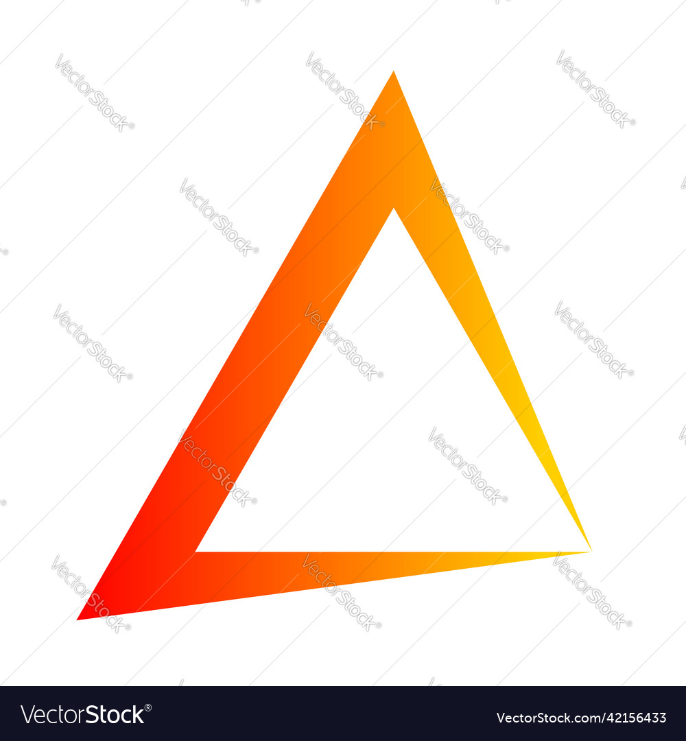 Getrennte Grundform geometrisches Icon Logo