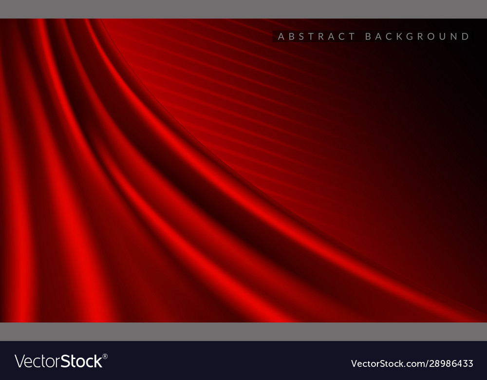Dynamic silk smooth red background abstract