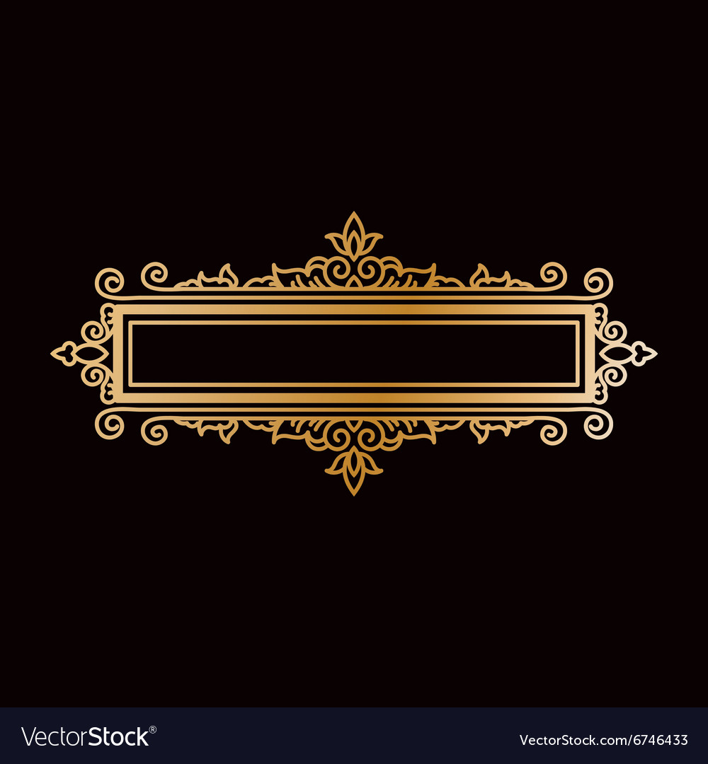Frame design element and page decoration