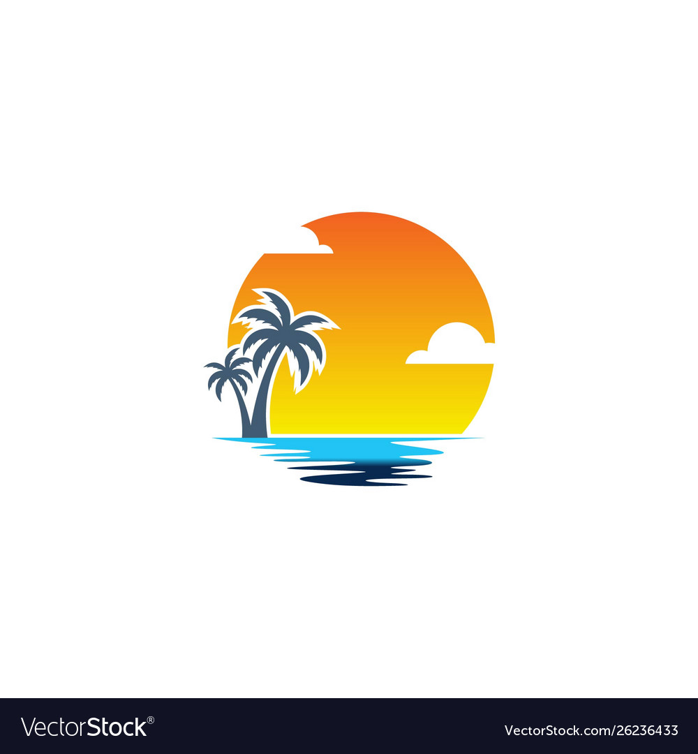 Logo für die Landschaft vector image Logo für die Landschaft