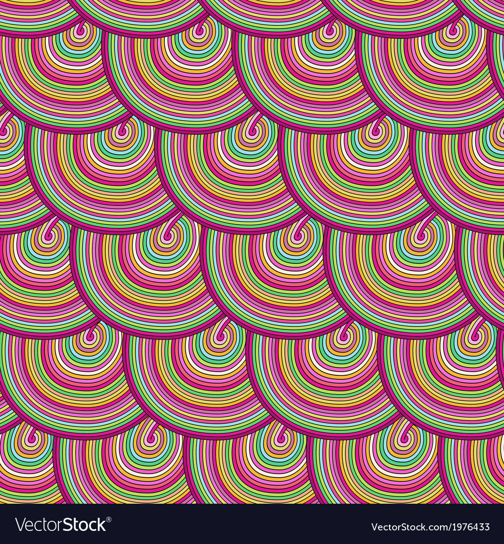 Seamless pattern with waves wave