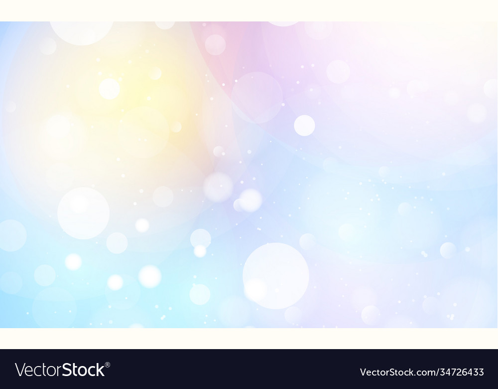 Sparkly Bokeh Background