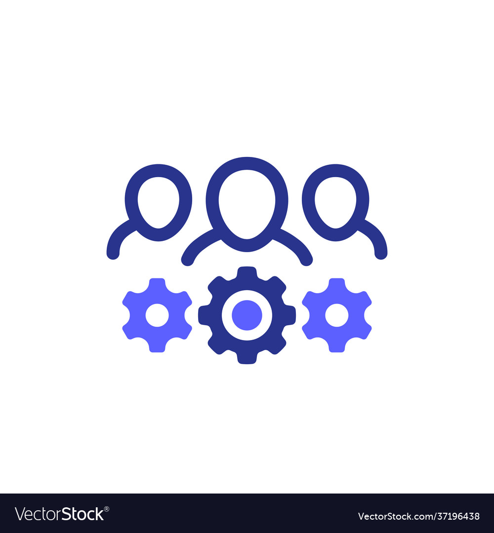 Business committee icon on white Royalty Free Vector Image