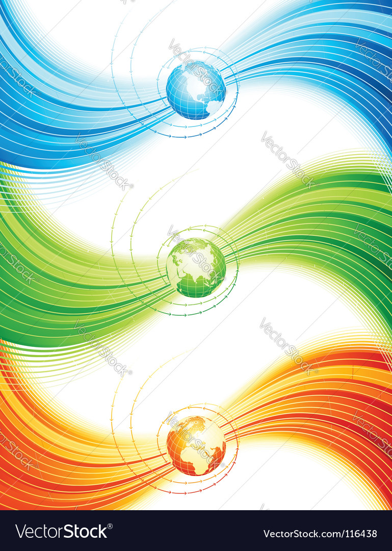 Global Abstract World Map