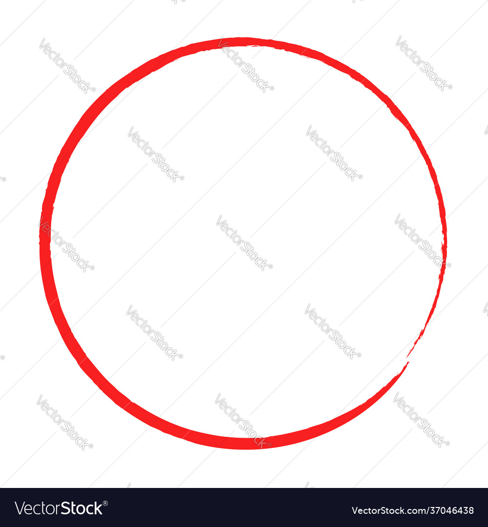 Grungy circle blob blotch