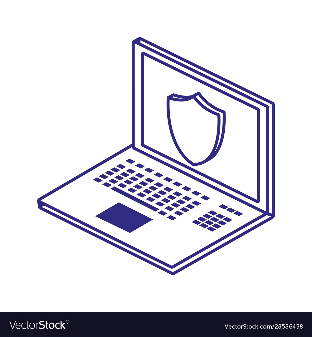 Laptop and shield security system design